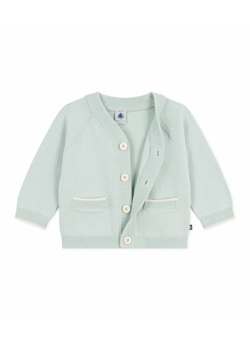 بيتي باتو Babies' plain cotton cardigan